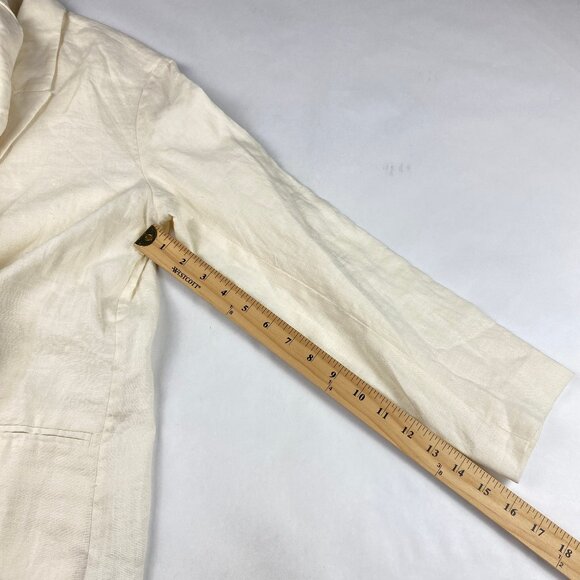 NWT Everlane The Linen Double Breasted Blazer Women's Size 2 - Picture 14 of 16